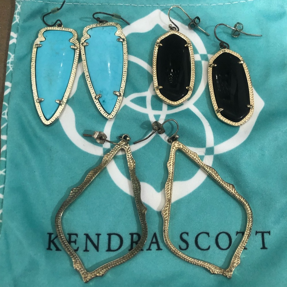 3 Pairs of Kendra Scott Earrings 🎉👏